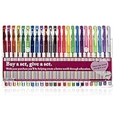 Gel Pens For Adult Coloring Books to Reduce Stress And Increase Mindfulness (24 pack 