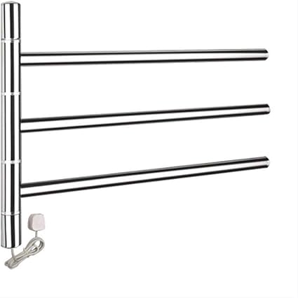 QinLL Calentador de Toallas Baño en Rack Brazo oscilante Barras de