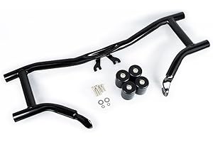 M MAINTENANSE Engine Guard Flat-Out Bar for Harley-Davidson Touring Street Glide Road Glide Road King Electra/Ultra Models (2014-2025) (Black)