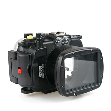 Carcasa Impermeable para cámara de Buceo Sony WX500, 40 m: Amazon ...