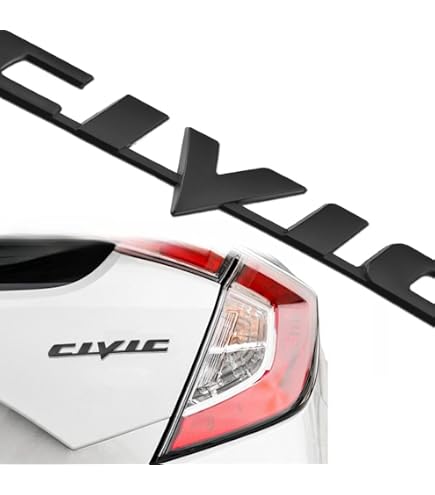 Rear Trunk Chrome Letters Badge Emblem W/Adhesive For 2006-2011...