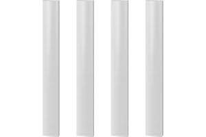 PGCOKO 4PACK Stainless Steel Flat Bar, 12 x 1-1/2 x 1/8 inch 304 Stainless Steel Trim Metal Finishing Sheet Metal Gap Strip Filler Trim Strip for Kitchen DIY Craft Making Tools