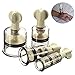 HiiBaby®2pcs M Size (Dia. 1.1in) Twist No Pump Suction Cupping Nipple Enhancer Enlargement Breast Enlarger Vacuum Rotary Bondage Fetish - Firmer, Perkier, Larger Nipples