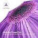 Plemo Automatic Umbrellas, Windproof Purple Daisy Design Compact Folding Umbrellas with Anti-Slip Rubberized Grip, for Business and Travels or Summer Gifts