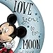 Disney Mickey Mouse and Minnie Mouse I Love You To The Moon And Back Figurine by The Hamilton Collection
