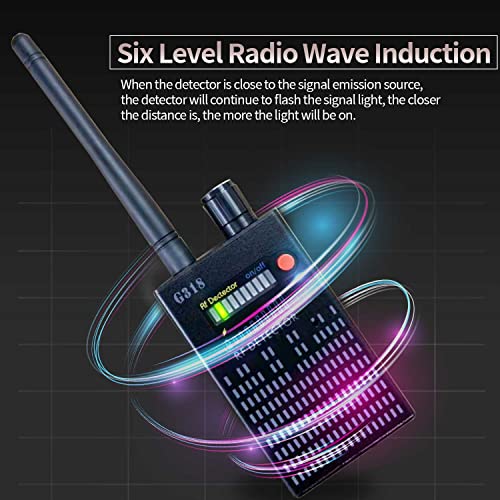 NOYAFA Hidden Camera Detectors,Portable Anti Spy Detector Bug Detector
