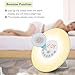 Wake Up Light Alarm Clock, Blingco Sunrise Simulator Alarm Clock with Night Light, Nature Sounds, 7 Colors Atmosphere Lamp, FM Radio, USB Charger, Touch Control for Heavy Sleepers
