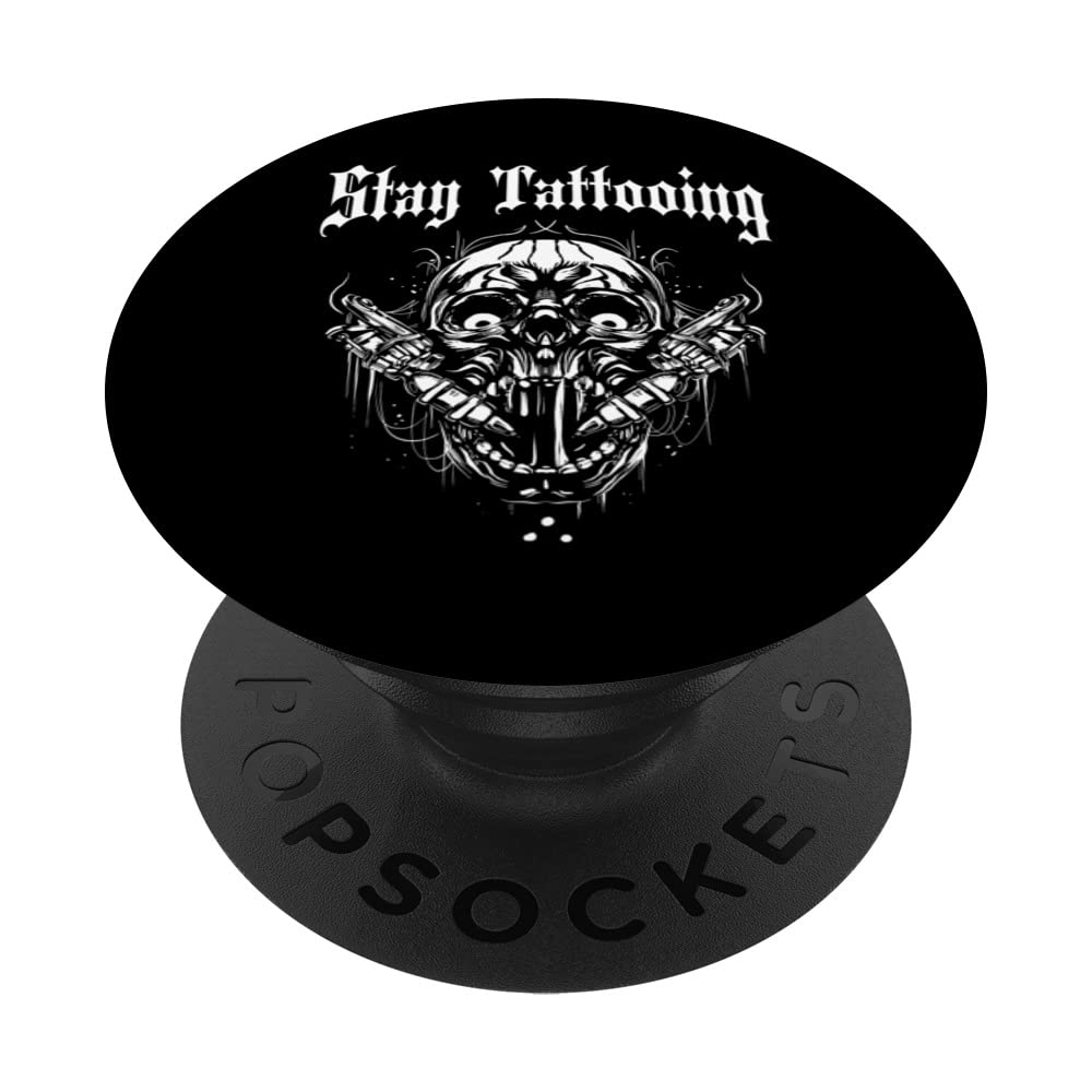 Tattooist Skull Tattoos - Tattooer Tattoo Artist PopSockets Swappable PopGrip
