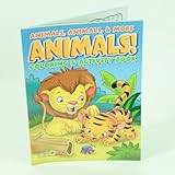 Toy Animals, Animals, & More ANIMALS! Coloring & Activity Book - Lion Book