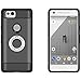 Newseego Compatible with Google Pixel 2 Case (5.0inch) with Armor Dual Layer 2 in 1 with Extreme Heavy Duty Protection and Finger Ring Holder Kickstand Fit Magnetic Car Mount for Google Pixel 2-Black