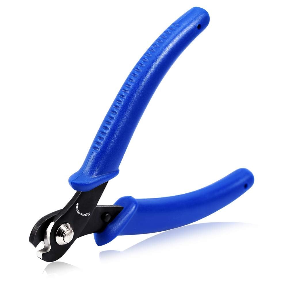 SPEEDWOX Memory Wire Cutting Pliers for Jewelry Making 5 Inches Miniature Hard Steel Wire Cutter Shear Beading Hobby Work Tool for Arts and Crafts Electronics Jewelry Making