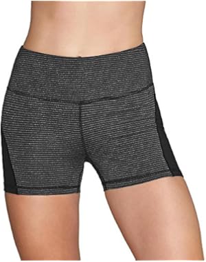 Storm Stripe High-Waist Shorts