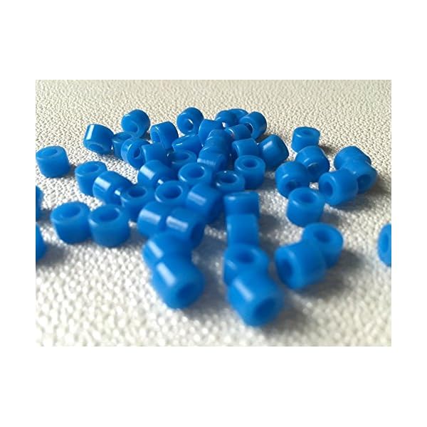50 Pcs Small Type Dental Hygienist Silicone Instrument Color Code Rings Blue