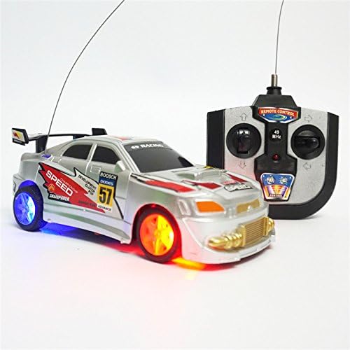 1/24 Car Remote Control Sport Racing Car RC Vehicle Toy SUV ATV Silver - DEREKRIC