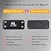 ApicalLife Magnetic Gun Mount | 35 Lbs Rated Gun Magnet | Covered with Neoprene Home and Vehicle Truck Car Holster |Concealed Holder Storage for Handgun, Rifle, Shotgun, Pistol, Revolver