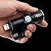 WREOW Mini USB Rechargeable Flashlight LED Flashlights 3 Light Modes and Zoomable, IP65 Water-Resistant Super Bright Pocket Torch Light for Camping, Hiking, Emergency, EDC (2 Pack)