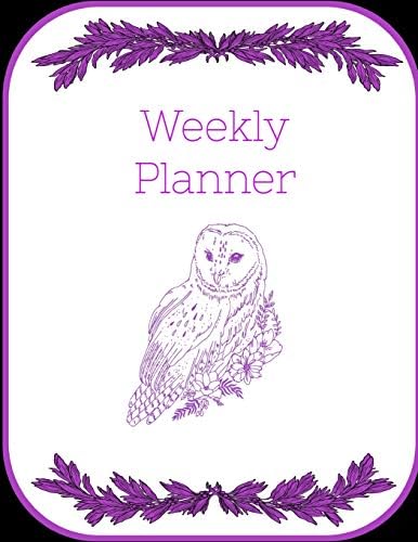 Weekly Planner: Undated Perpetual~Forest Animal Theme Planner 52 Weeks V8 Paperback – January 13, 2019