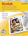 Kodak Premium Photo Paper for inkjet printers, Gloss Finish, 8.5 mil thickness, 50 Sheets, 8.5” x 11” (8360513),White