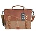 WOWBOX Messenger Bag Satchel Vintage Canvas Leather 13