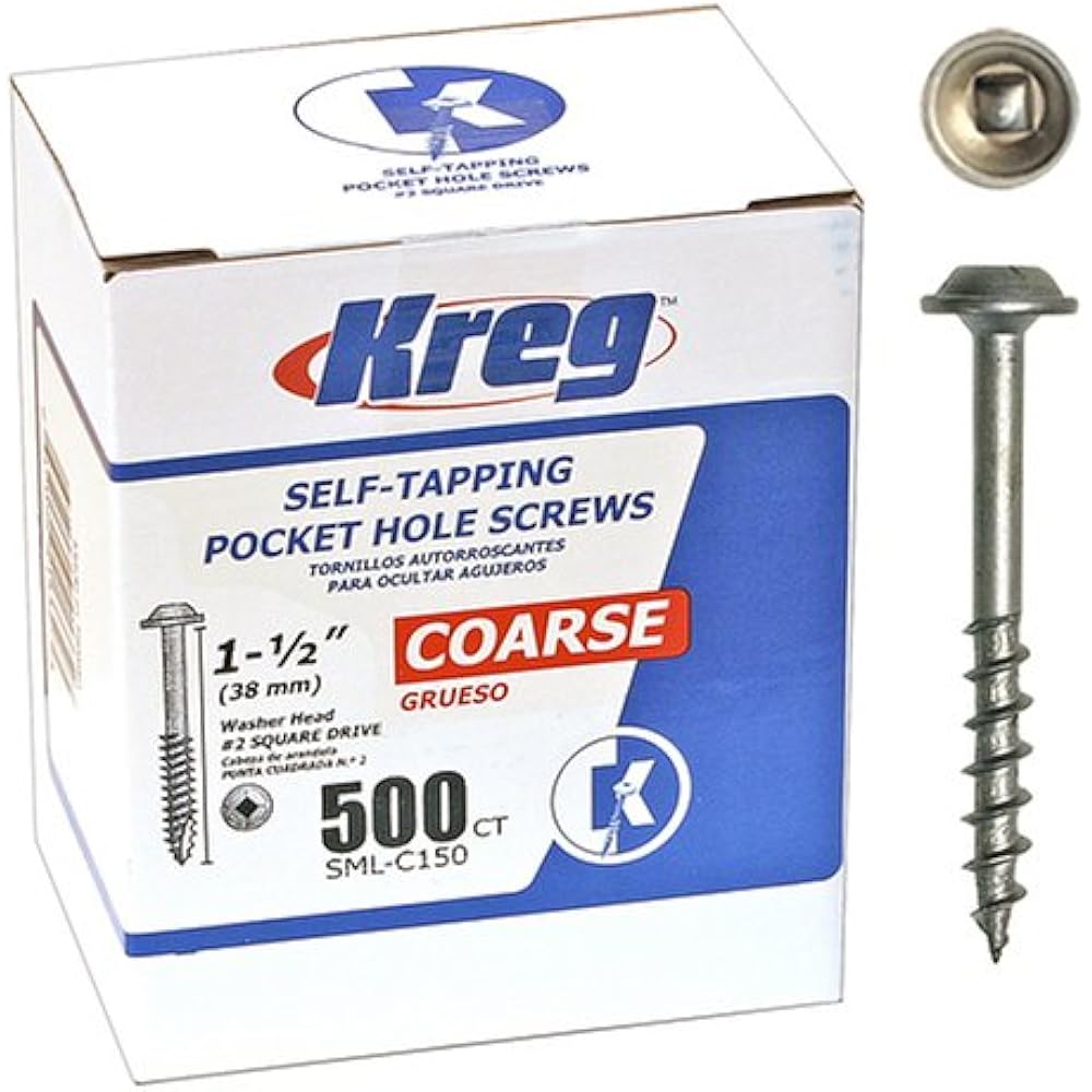 1 1 2 inch pocket hole screws