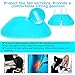 serene freestyle Gel Seat Cushion,Double Thick Seat Cushion, Multi-Use Seat Cushion Super Breathable Gel Cushion for Car, Office Chair, Wheelchair (Light Blue)