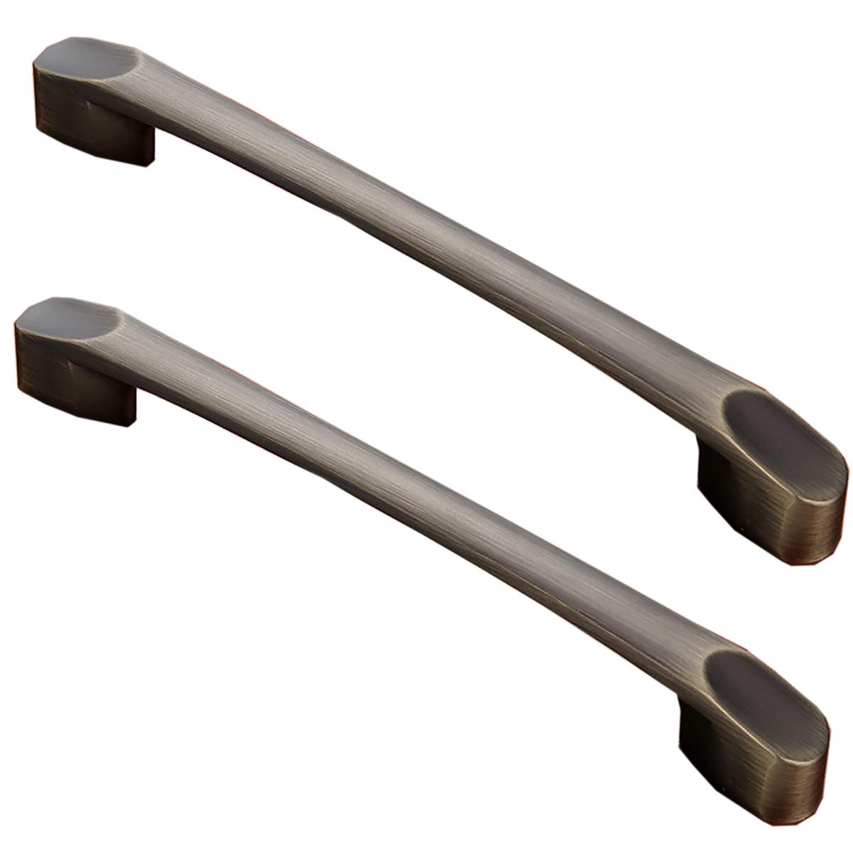 Zinc Alloy Antique Bronze Handle Pulls, Retro Door Pulls Cabinet Handle Pulls Cupboard Pulls, Wardrobe Handles Drawer Handles,128mm, 2 PCS