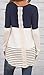 Chellysun Women's Color Block Lace Patchwork Long Sleeve Blouse Top Shirt Blue
