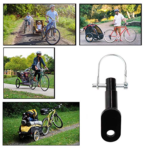 Kingsea Upgraded Bicycle Trailer Hitch Adapter Bike Trailer Coupler