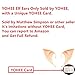 YOHEE 1 Pair Cosplay Masks Soft Fairy Pixie Elf Ears Accessories Halloween Party Pointed Prosthetic Tips Ear(Color 1#)