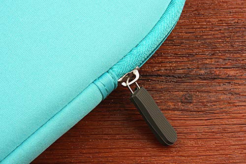 elecfan Laptop Briefcase Handbag,Compatible 13-13.3 Inch MacBook Air/Pro,HP Dell Ultrabook Notebook Tablet, Zipper Foam Carrying Sleeve Case Cover Bag,Light Blue