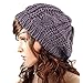 EUBUY Lady Winter Warm Baggy Beret Chunky Knitted Braided Beanie Hat