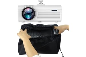 Mochalight Projector Dust Cover,Waterproof Oxford Cloth Ceiling Projectors Encasement Jacket,Projector Drawstring Dust Cover Compatible for Ceiling Projector Home Theater,3D Printer(13.8"x13.8"x8.7")