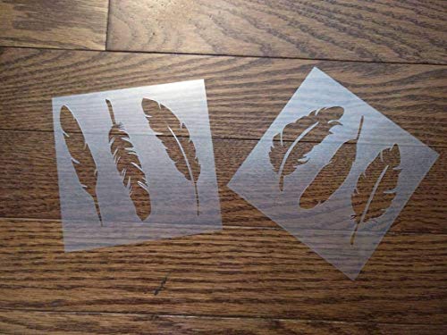4 Stencils+Reusable+Template+Material+Compatible