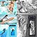 CASACLAUSI Waterproof Phone Pouch Case 4 Packs Floating Cellphone Waterproof Universal Dry Bag Compatible with All Smart Phone