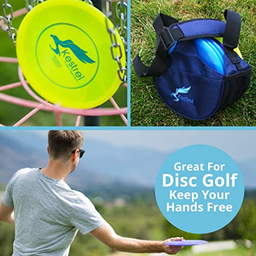 Kestrel Weekday Disc Golf Bag + eBOOK | Fits 5-7 Discs | for Beginner and Advanced Disc Golf Players | (Red) - Thumbnail 3