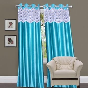 Buy Sb India Stunning 3 D Tissue Designer Long Door Curtain For