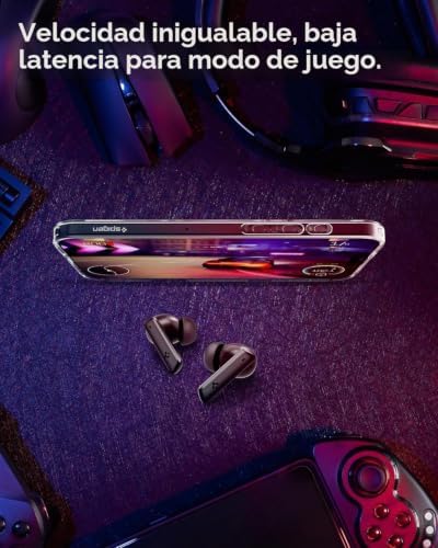 Auscultadores desportivos sem fios de áudio SA-TW P20, auscultadores gaming Bluetooth 5.2, reprodução 30H, cancelamento de ruído USB-C, resistência à água IPX5, equalizador personalizado - Preto
