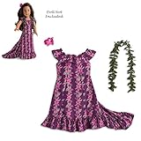 American Girl Nanea's Holoku Dress for 18