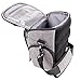 USA GEAR Camera Case for Digital SLR (Gray) w/Soft Cushioned Interior, Zippered Accessory Pockets, Adjustable Carry Strap - Compatible w/Nikon D3300 / D3400 / D5500, Canon Rebel T6 / T6i / T5 & More