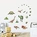 DECOWALL DS-8034 Watercolour Dinosaur Kids Wall Stickers Wall Decals Peel and Stick Removable Wall Stickers for Kids Nursery Bedroom Living Room (Small) d?cor