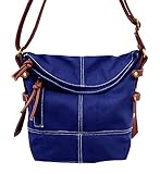 MOLLYGAN Retro Mori Girl Style Canvas Pony Cross-Body Shoulder Bag
