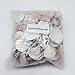 PEPPERLONELY Sea Shells Mixed Pecten Nobilis Scallop,Various Size, 1-1/2 Inch ~ 2-1/2 Inch, 800 Gram, Apprx.120 PC Sea Shells