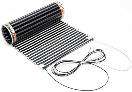 Thermofilm 18 In X 10 Ft 15 Sq Ft 120 Volt Electric Floor Heating Film For Laminate Flooring And Engineered Wood Floors Other Sizes Available