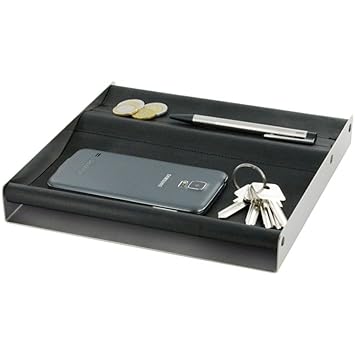 Artikle Leather Corporate Shelf for Accessories Mono Black 23 x 23 cm