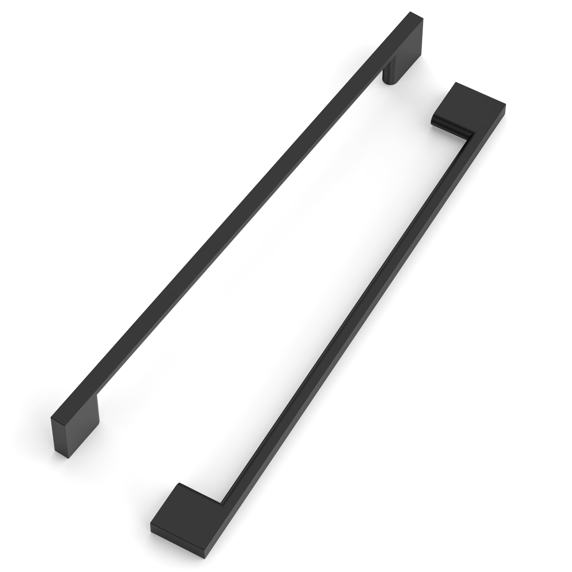 Photo 1 of FILTA 10 Pack 8.8 Inch(224mm) Hole Centers Matte Black Cabinet Pulls,Stylish Black Cabinet Pulls Zinc Alloy Cabinet Hardware for Cabinets Cupboard Handles Drawer Pulls