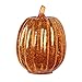 Romingo Mercury Glass Pumpkin Light with Timer for Halloween Pumpkin Decorations Fall and Thanksgiving Decor, Gold 7.5 inches