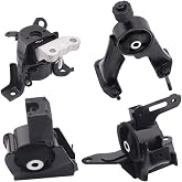 Engine Motor and Transmission Mount Kit Compatible with 2014-2019 Corolla | 1.8L Auto Transmission Repklace OE A42020 A42024 A42027 A42026 123610T210 123050T170 123720T330 123710T260 Set of 4