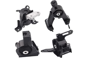 LOONGRIE Engine Motor and Transmission Mount Kit Compatible with 2014-2019 Corolla 1.8L Auto Transmission Repklace OE A42020 A42024 A42027 A42026 123610T210 123050T170 123720T330 123710T260 Set of 4