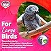 Super Bird Creations SB707 Seagrass Foraging Pouch Bird Toy with Colorful Chewable Gears, Large Size, 14″ x 8″ x 13″thumb 1