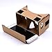 Linkcool Cardboard 3d Vr Virtual Reality Headset DIY 3D Glasses with NFC Tag and Headband,Compatible with 3-6inch Screen Android and Apple Smartphone HD Visual Experience - google cardboard kit